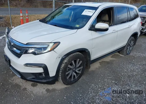 2021 Honda Pilot Awd Ex-L z USA, uszkodzony, nr VIN 5FNYF6H56MB032656